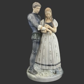 Royal Copenhagen Knight and Fair Maiden Figurine
