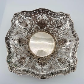 W.W. Wattles & Sons Sterling Silver Ornate Bowl