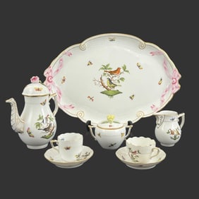 Herend Hungary 'Rothschild Bird' Porcelain Lot
