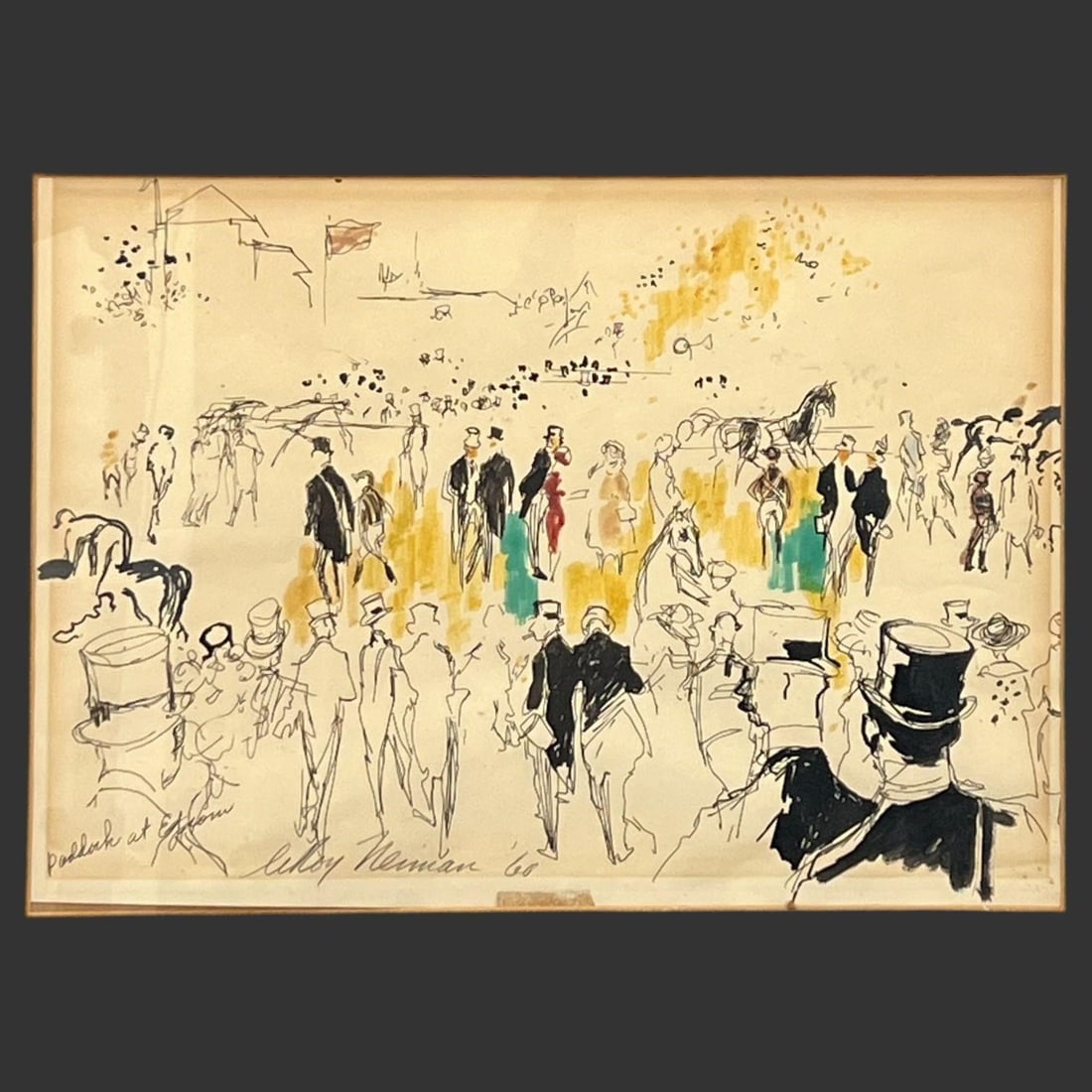 Leroy Neiman (US, 1921-2012) Mixed Media (1 of 5)