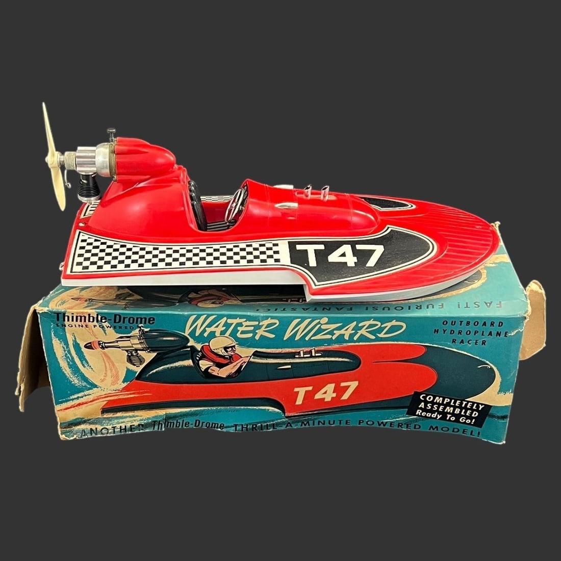 Water Wizard T47 Boat Toy w/ Original Box (1 of 12)