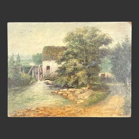 Gustav Meissner (German,1830-1910) Oil Painting