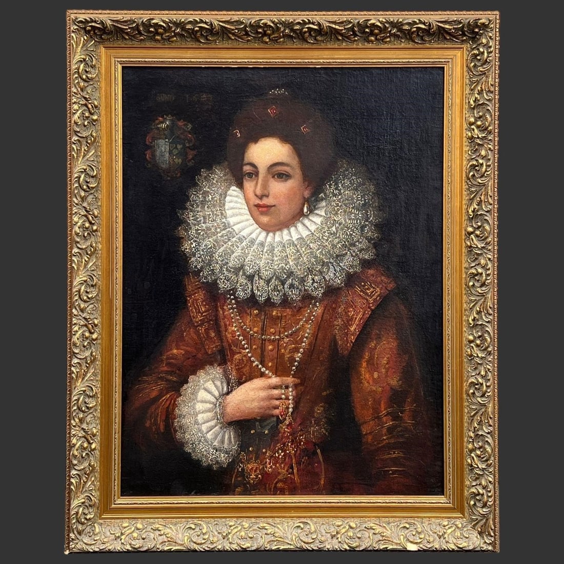 European School 1673 Oil Painting Portrait (1 of 5)