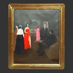 Branko Bahunek (Croatian, 1935-2005) Oil Painting