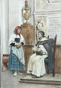Clelia Bompiani-Battaglia (Italian) Painting