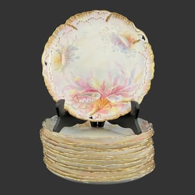 Lot of 12 Stoke Crescent England Porcelain Plates