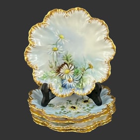 Lot of 5 Limoges France Porcelain Plates