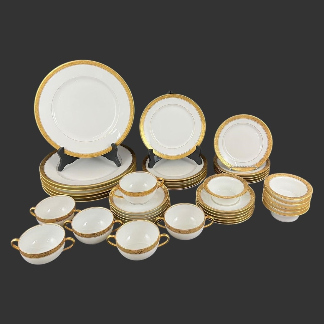 Lot of Limoges France Porcelain Table Set (1 of 7)