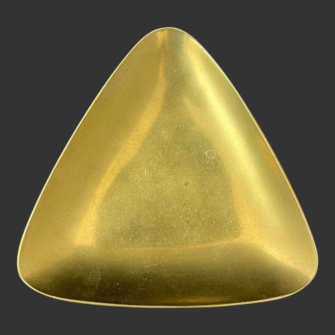 Carl Auböck Austrian Brass Triangle Dish (1 of 8)