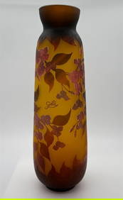 Émile Gallé French Cameo Glass Large Vase (1 of 8)