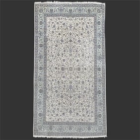 Large Middle Eastern Persian Kashan Rug 17x11 ft