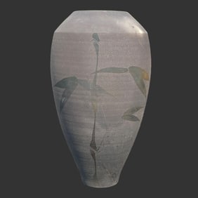 A. Jeffrey Zigulis (B.1954) Raku Pottery Vase 1981