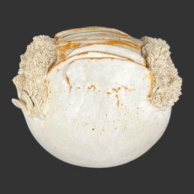 MCM Warren Hullow Glazed Stoneware Art Sculpture