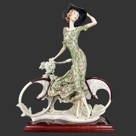 Giuseppe Armani 'Girl With Bicycle' Figurine