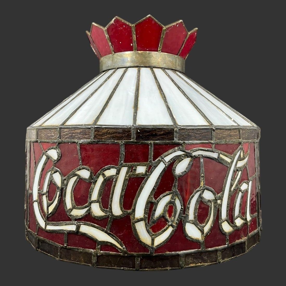 Coca-Cola Stained Glass Tiffany Style Lamp Shade (1 of 10)
