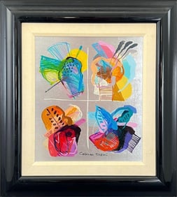 Calman Shemi '4 Days in Summer' Acrylic On Board
