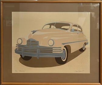 'Packard' Limited Edition #5/375 Serigraph 1977