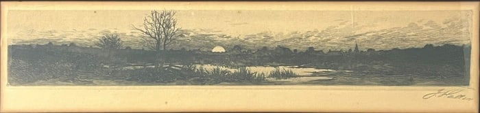 Radtke Lauckner & Co New York J. Haller Etching