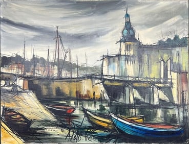 Aldo Luongo (B. 1940) Oil Painting On Canvas