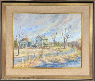 Howard Piatt (20th C.) Oil Painting On Canvas