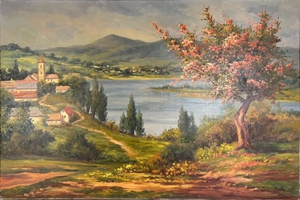 Bela Bodo (B. 1936) Oil Painting On Canvas