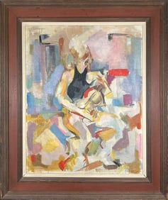 Impressionist Abstract Oil Painting On Canvas