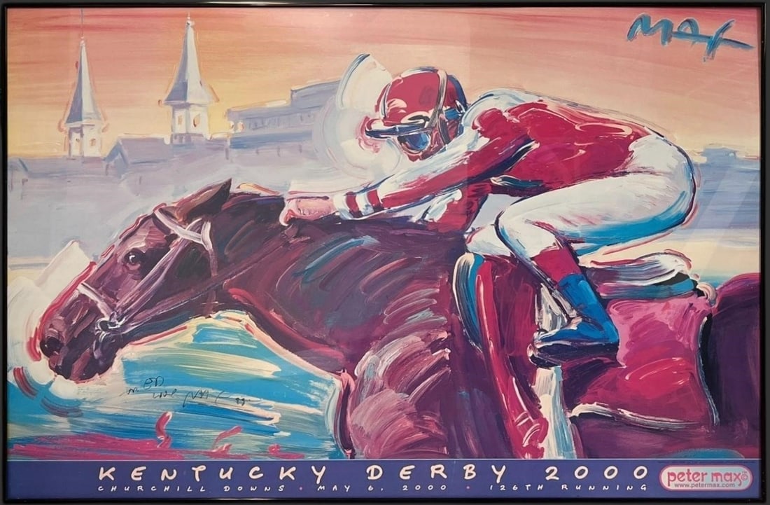 Peter Max 'Kentucky Derby 2000' Lithograph (1 of 8)