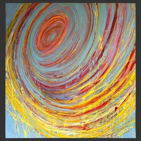 Nicholas Barbieri (USA, 1942 - 2013) Abstract Oil