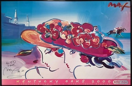 Peter Max 'Kentucky Derby 2000' Lithograph