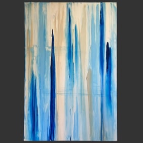E. Goldberg (USA, Modern) Abstract Painting