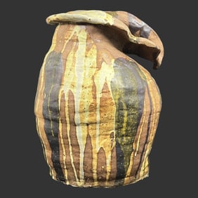 1976 Studio Art Abstract Pottery Ceramic Vase