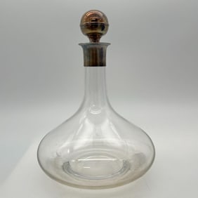 Christofle Clear Glass Wine Decanter