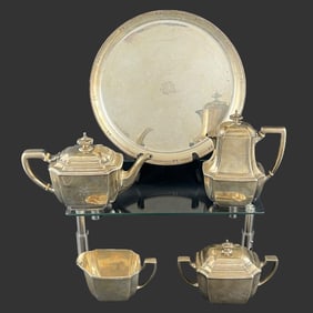 Tiffany & Co. Sterling Silver 5-Piece Tea Set