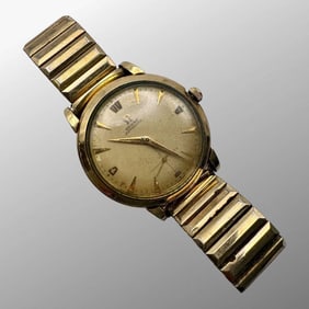 Omega Automatic Shark Tooth Sub-Second Dial Watch