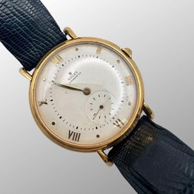 Rolex 18k Gold Precision Chromometer Wristwatch