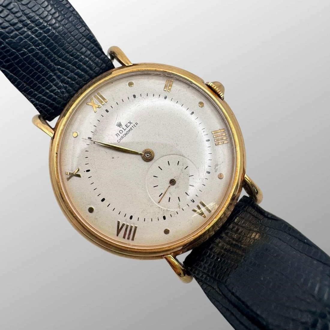 Rolex 18k Gold Precision Chromometer Wristwatch (1 of 6)