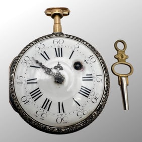 Antique Lepine Lady's Pocket Watch 18k Gold