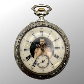 Antique French Besancon Pocket Watch, 1900s