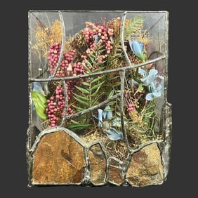 Terrarium Style Mixed Media Sculpture