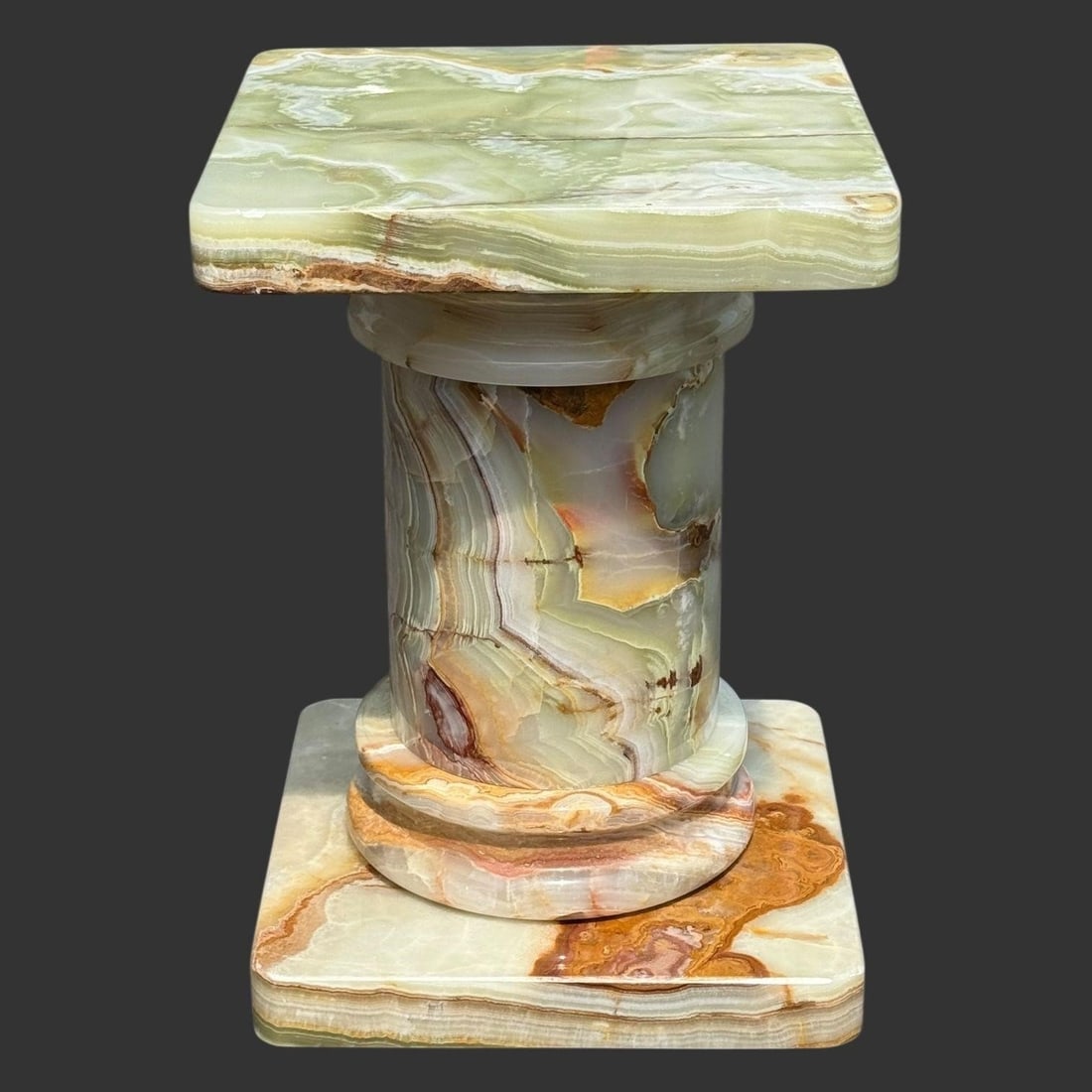 Onyx Marble 5-Piece Pedestal Column (1 of 10)