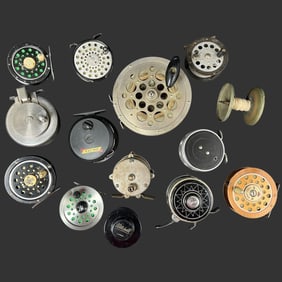Lot of 14 Vintage Fishing Reels
