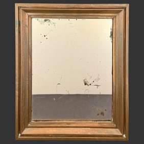 Antique Hammered Copper Frame Glass Mirror