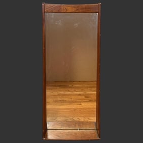 MCM Teak Danish Wall Mirrors w. Shelf