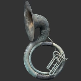 Large Antique French Sousaphone