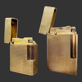 Lot of 2 DuPont Paris France Lighters