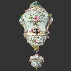 Veuve Perrin France Porcelain Water Basin Lavabo