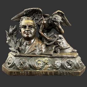 Enrico Caruso Memorial Bronze Sculpture
