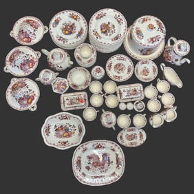 86 Piece Franciscan 'Fruit Basket' Porcelain Set