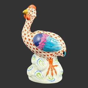Herend Hungary Fishnet #5013 Porcelain Figurine