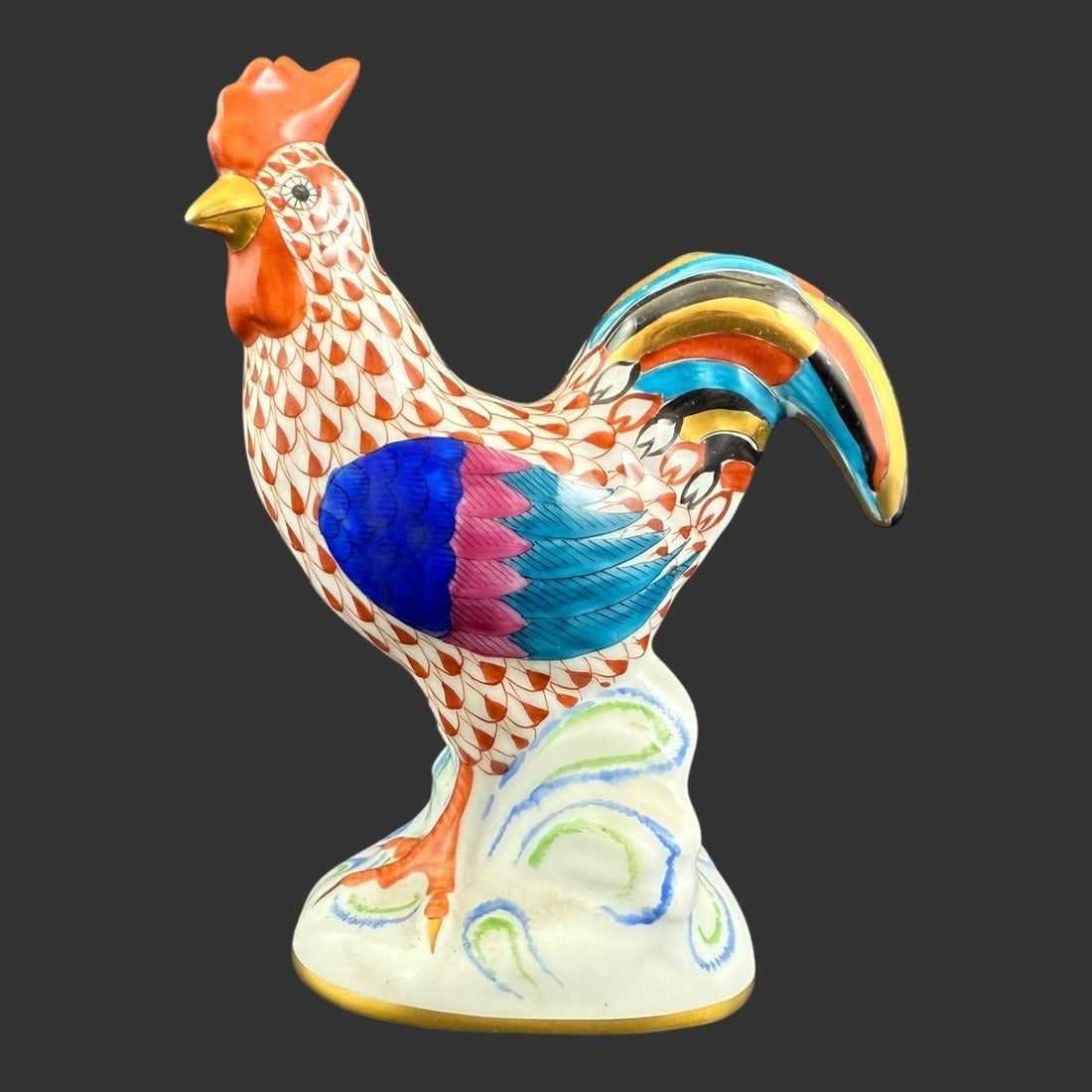 Herend Hungary Fishnet Porcelain #5032 Figurine (1 of 8)